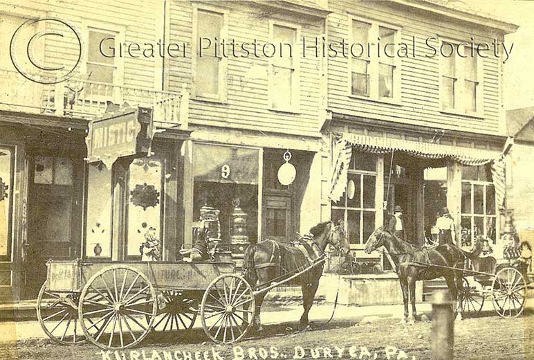 Kurlancheek Bros. Harware Store, 1906. Greater Pittston Historical Society, Pittston, PA. 