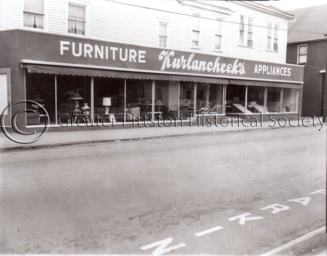 Kurlancheek’s store in Duryea, c.1950. Greater Pittston Historical Society, Pittston, PA. 